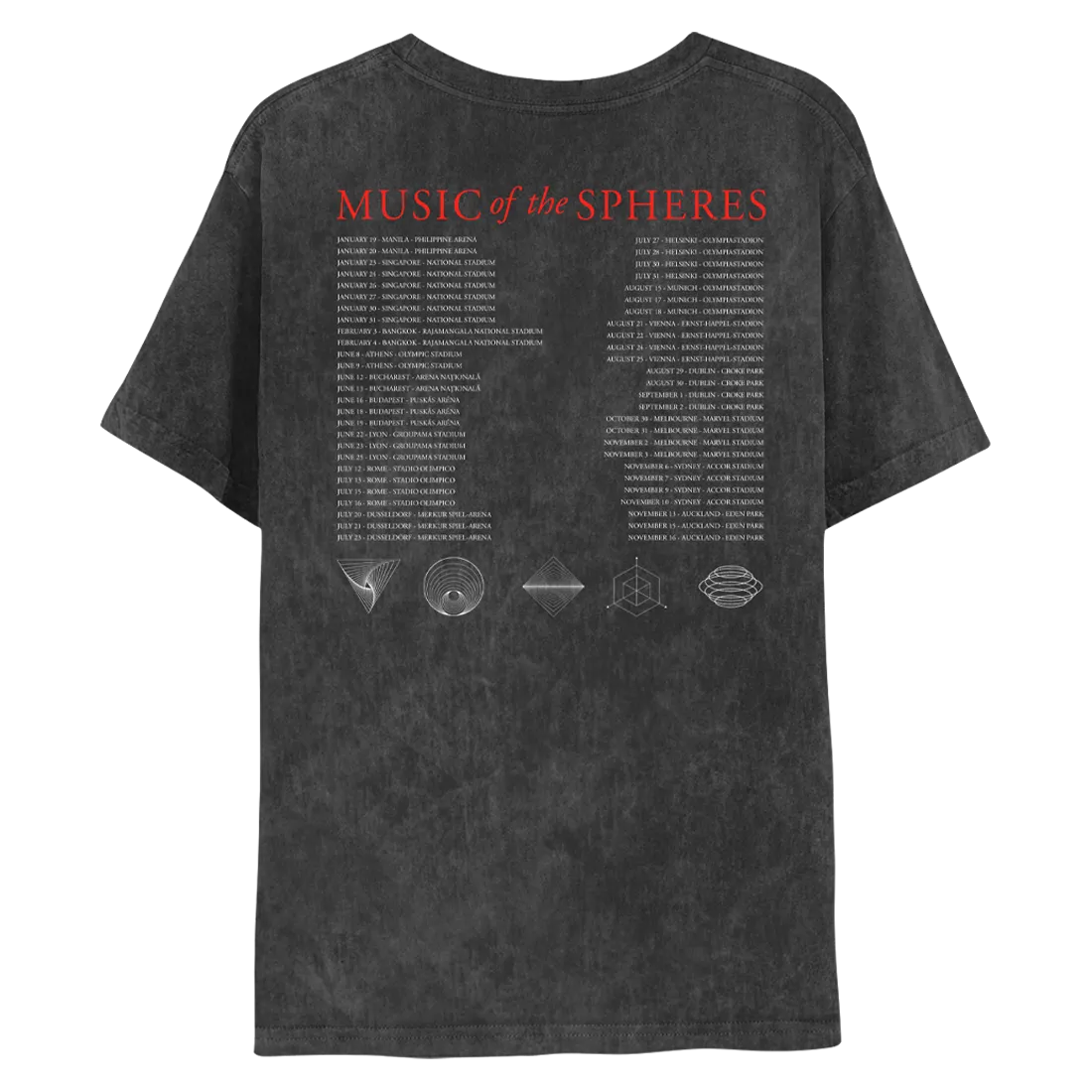 Alien Radio Music Of The Spheres World Tour 2024 Tee