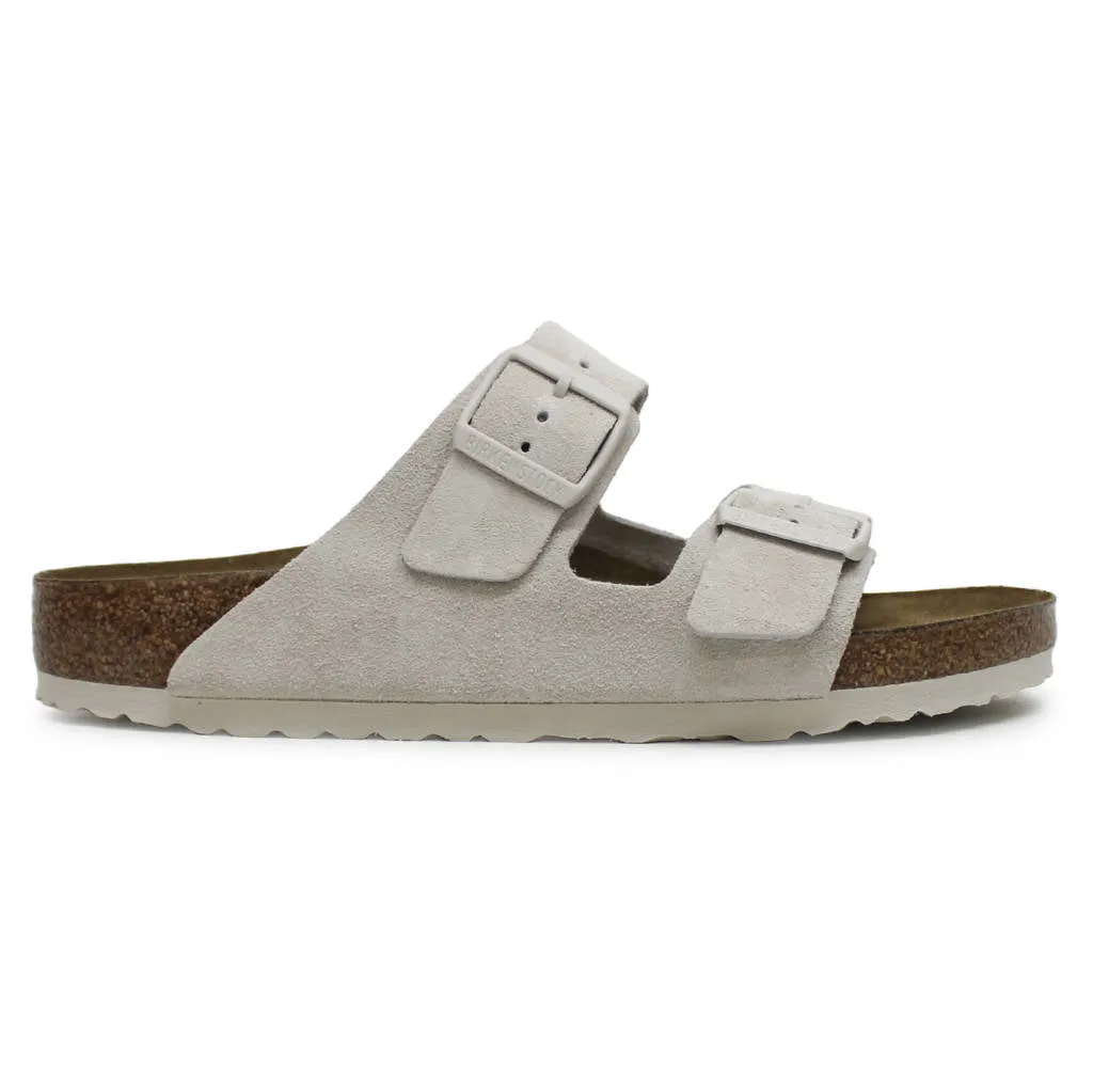 Arizona Suede Leather Unisex Slide Sandals