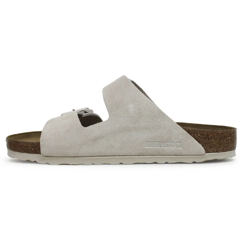 Arizona Suede Leather Unisex Slide Sandals