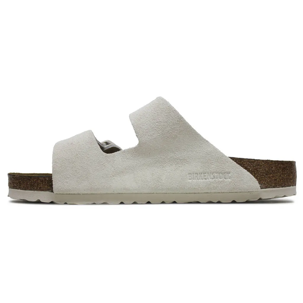 Arizona Suede Leather Unisex Slide Sandals