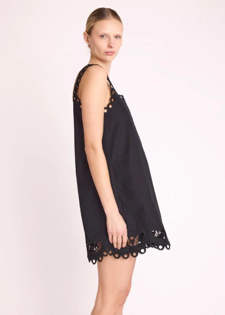 Berenice Rizy Black trapeze dress