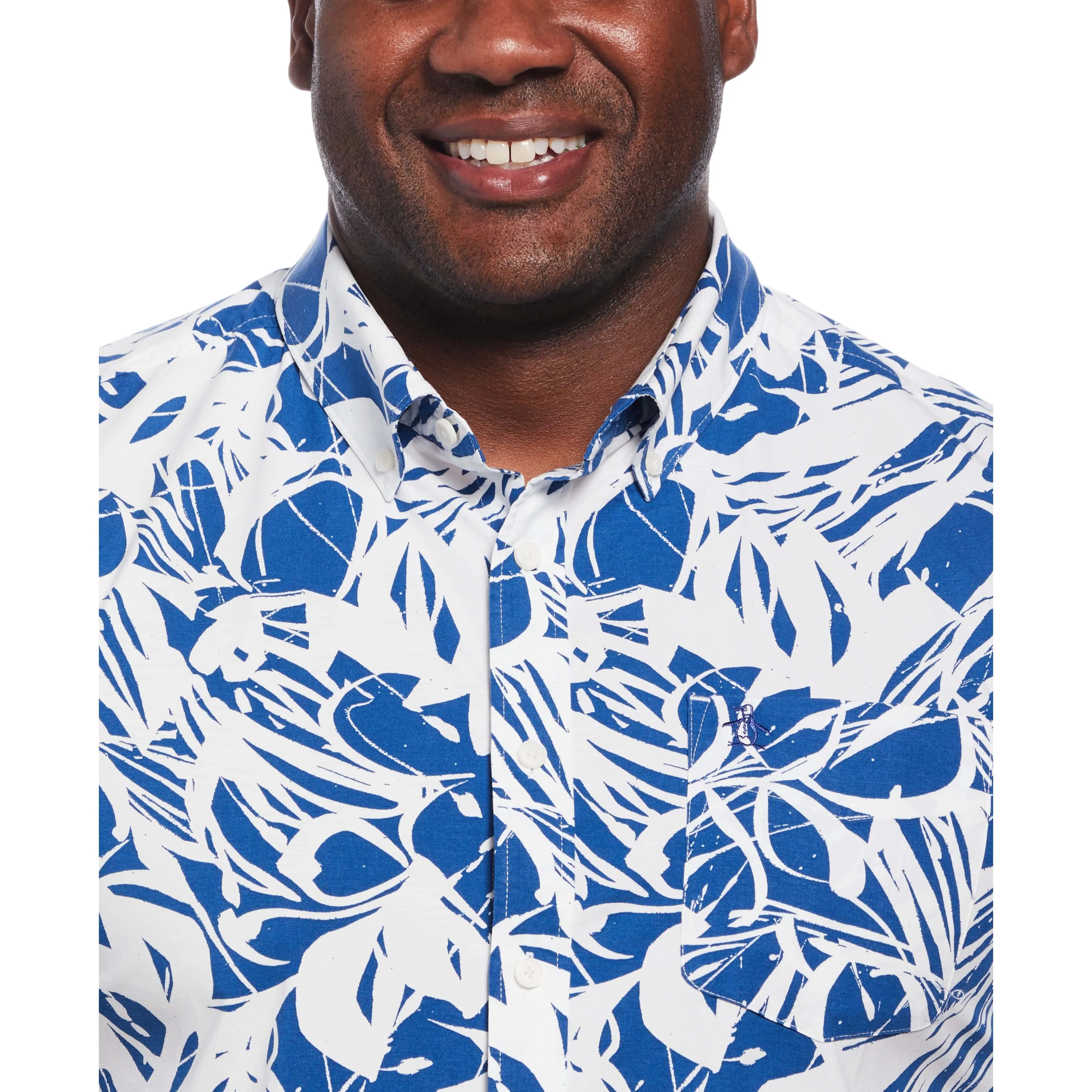 Big & Tall EcoVero™ Swirl Print Shirt