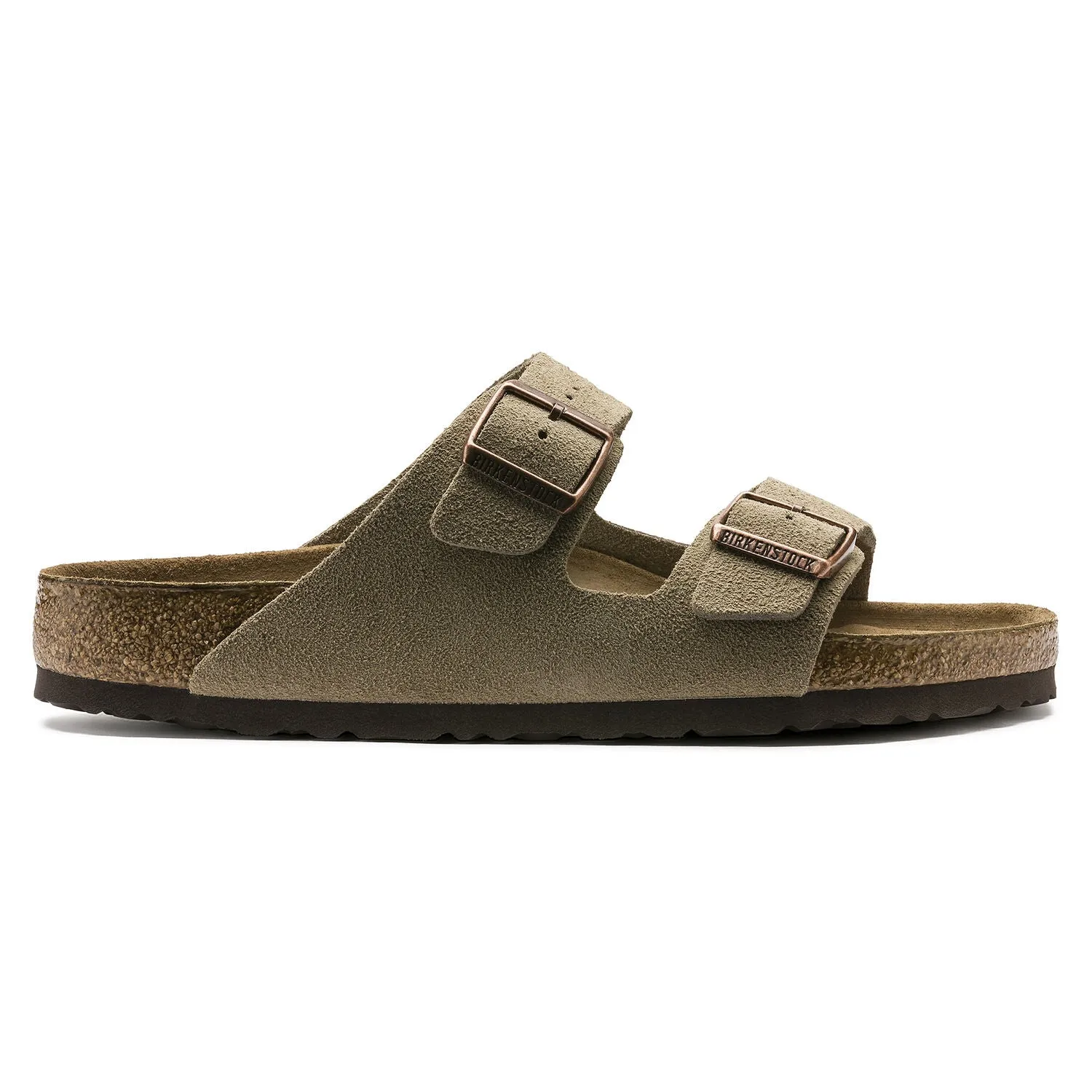 Birkenstock Arizona Taupe Suede Soft Footbed