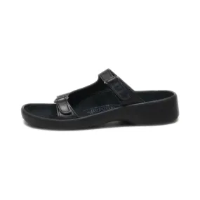 Birkenstock Casual Sandals Leather Black Colour For Men