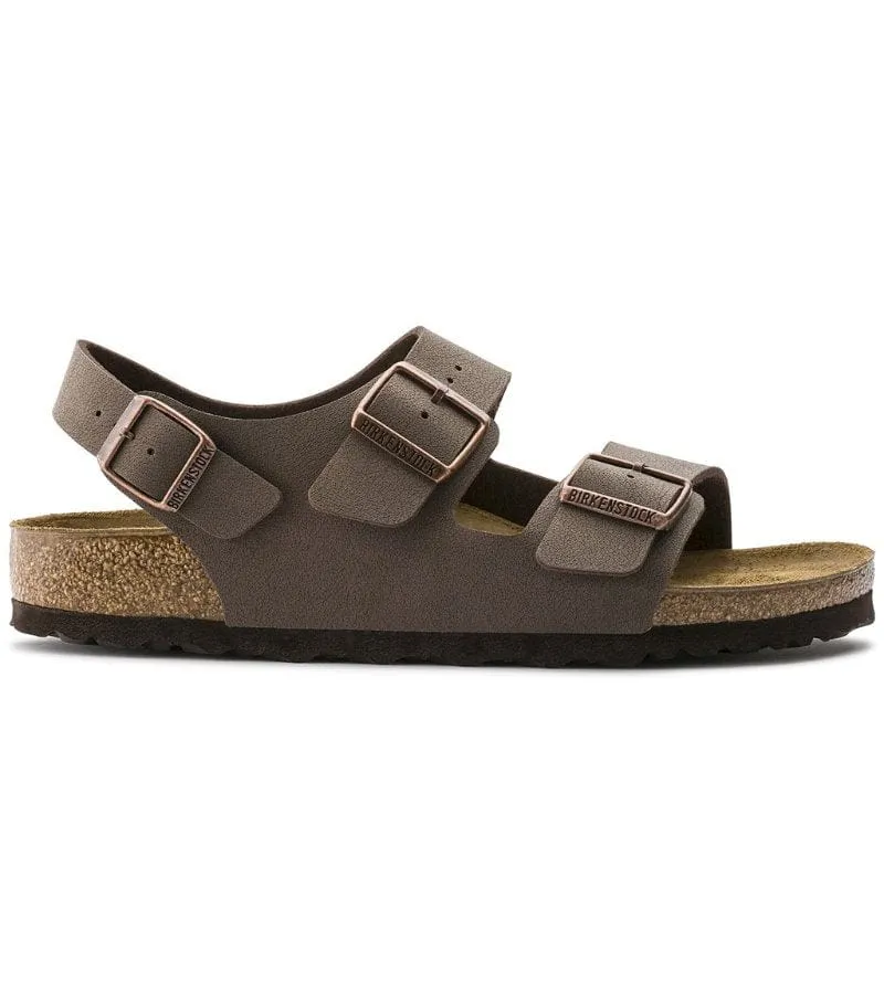 Birkenstocks Mens Milano Birko-Flor Nubuck Mocha - 634503