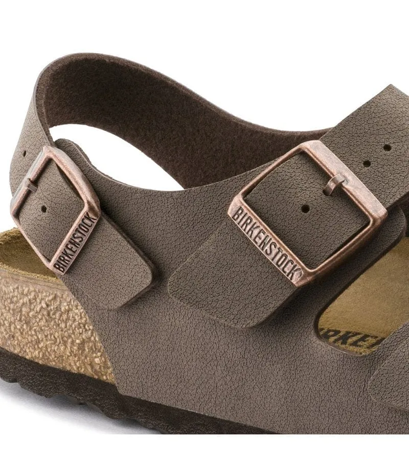 Birkenstocks Mens Milano Birko-Flor Nubuck Mocha - 634503