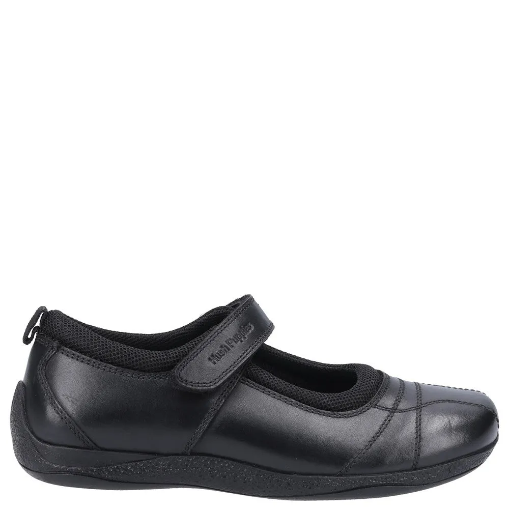 Black Clara Senior School Shoes