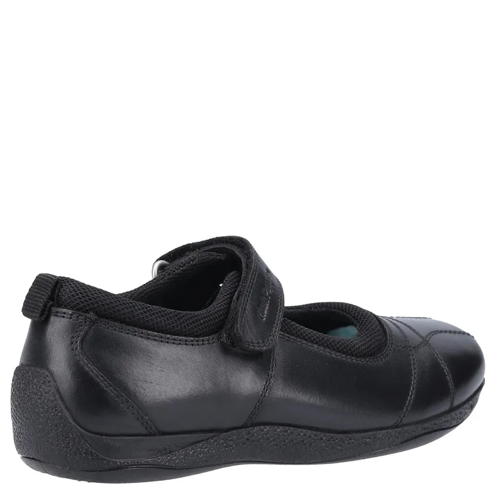 Black Clara Senior School Shoes