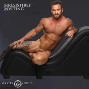 Black Detachable Kinky Couch Sex Chaise with Love Pillows