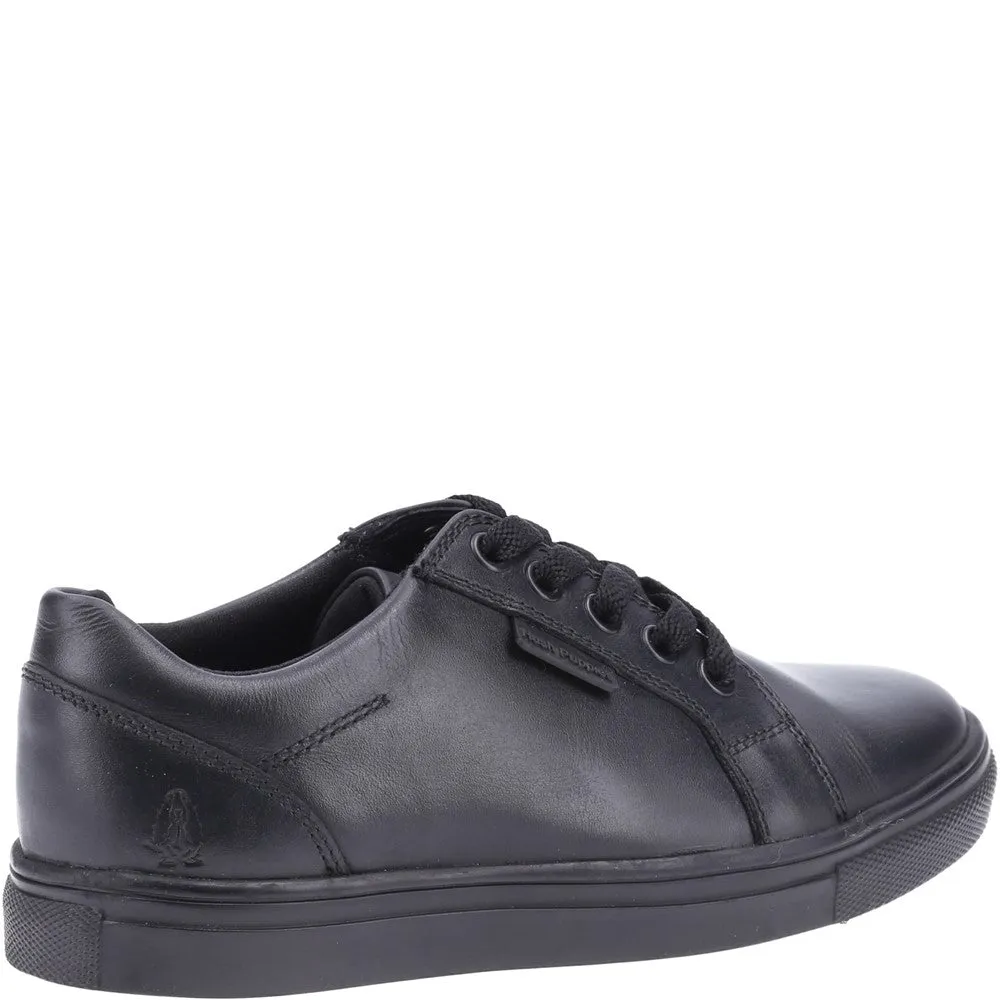 Black Sam Senior School Shoes