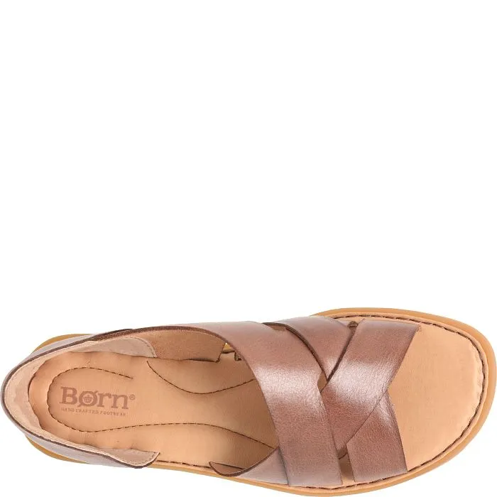 Born Ithica Brown Almond Women's Sandal