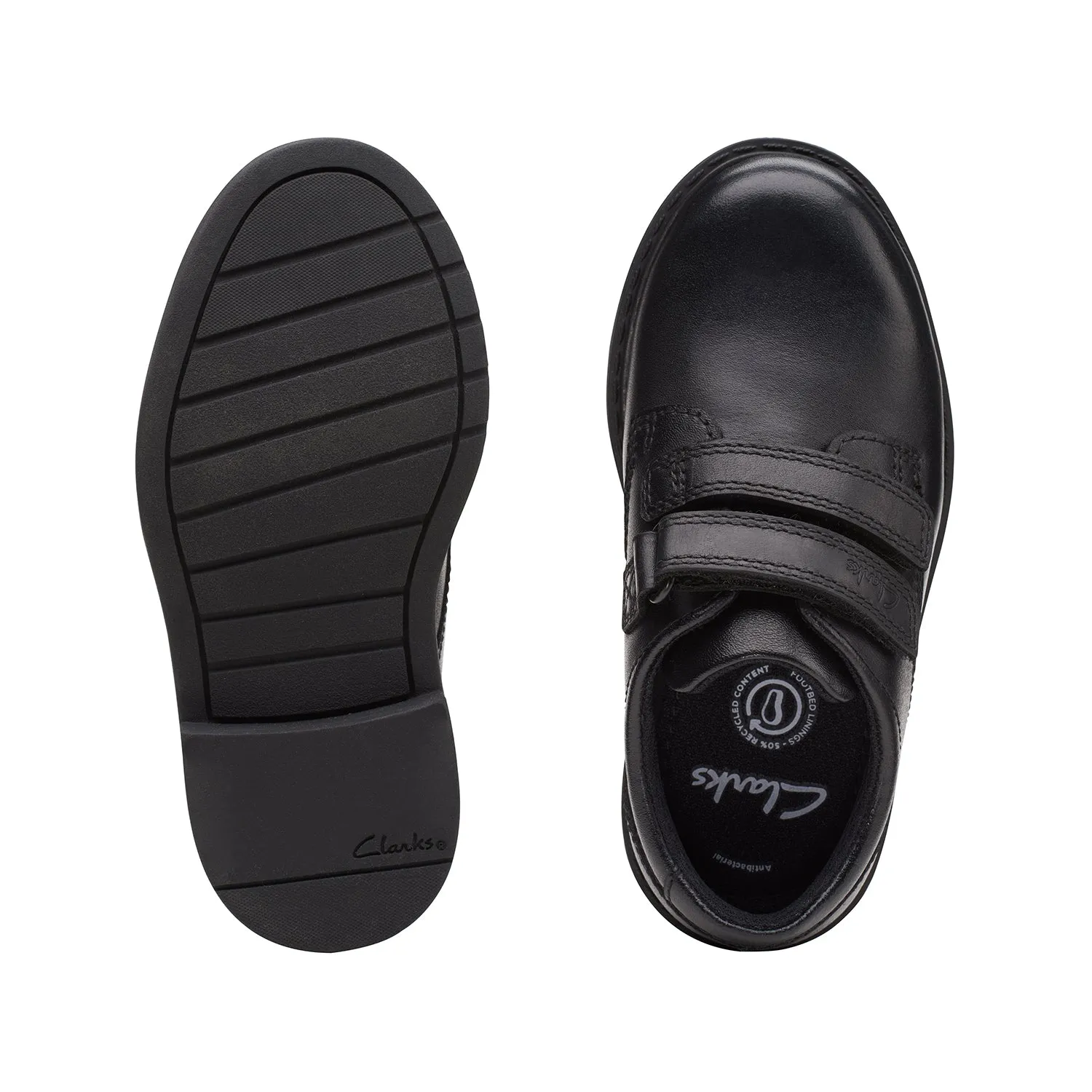 Boys - Scala Pace Kid Black Leather