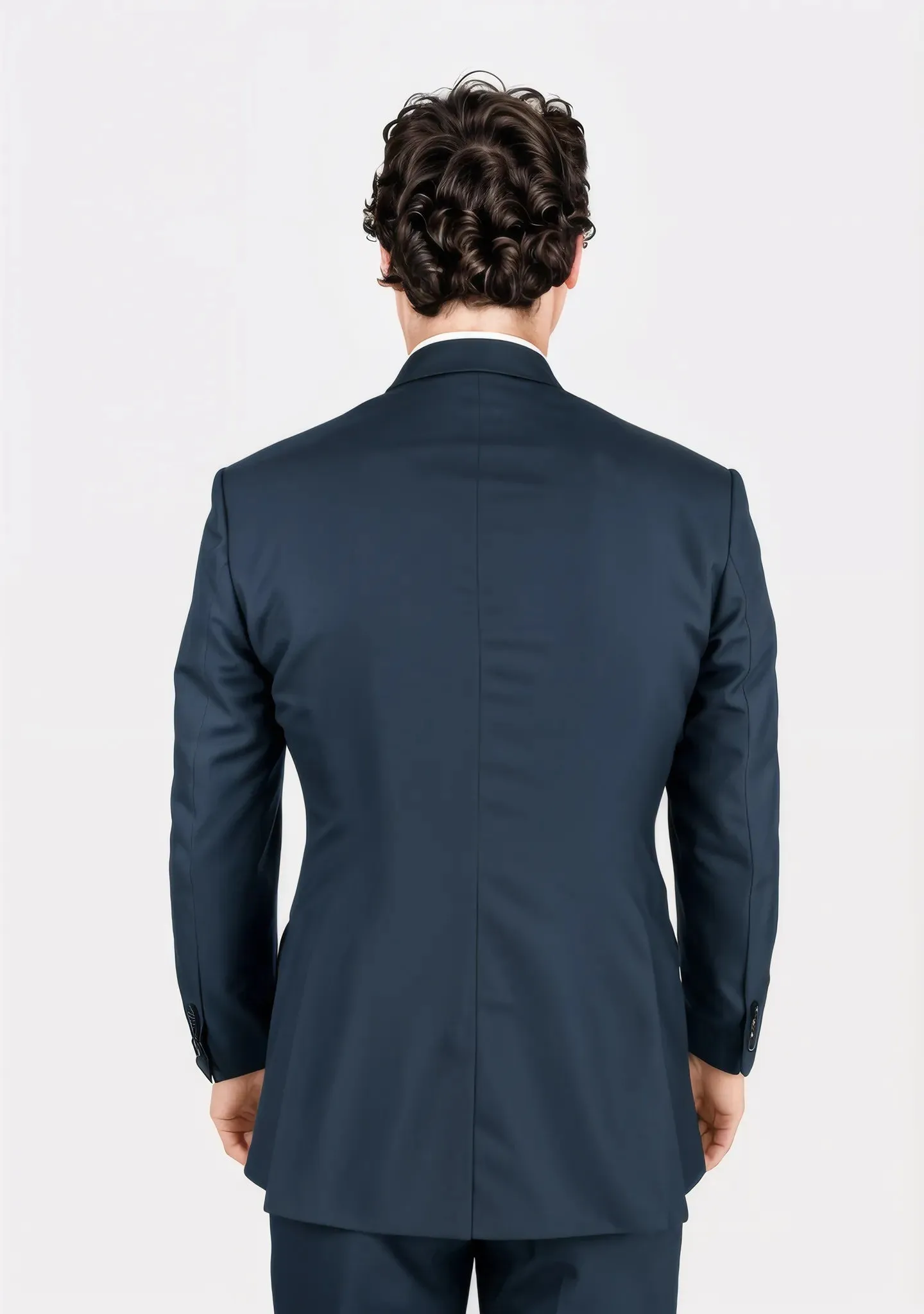 Bryant Aegean Sharkskin Blue Suit