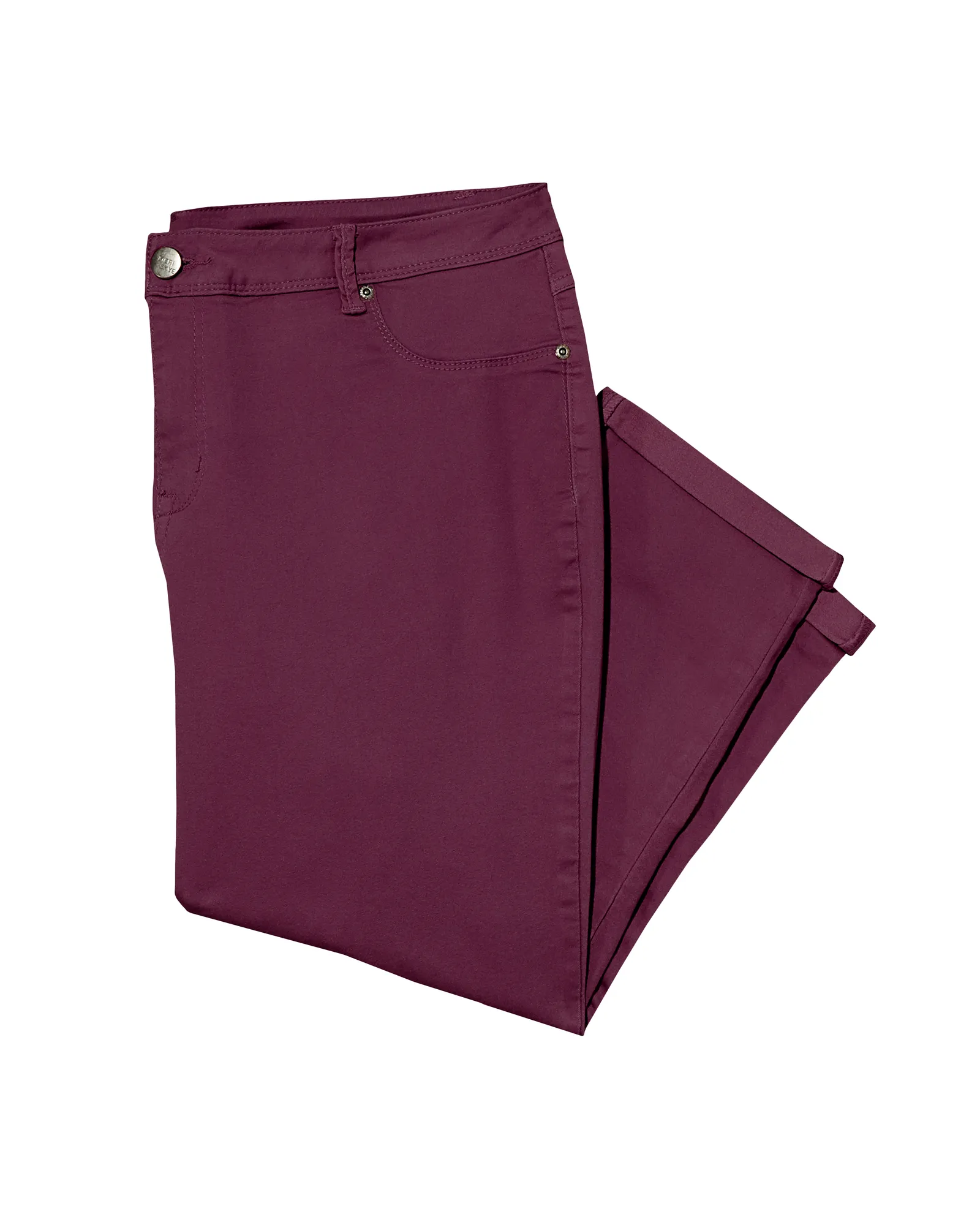 Castelo Color Capri with Rolled Cuff | Purple