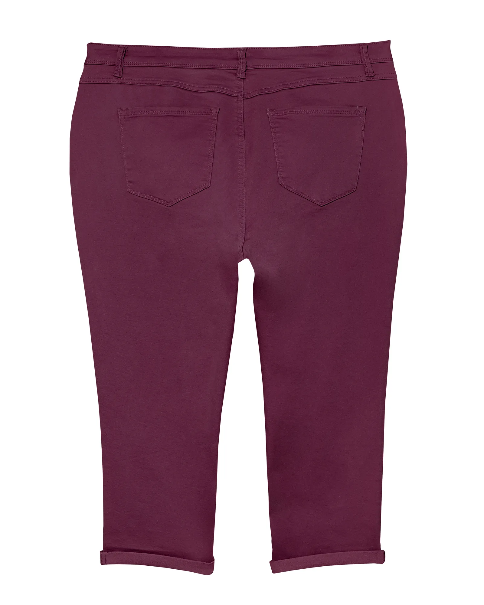 Castelo Color Capri with Rolled Cuff | Purple