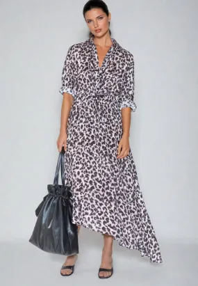 CHARISMA LEOPARD PRINT MAXI DRESS