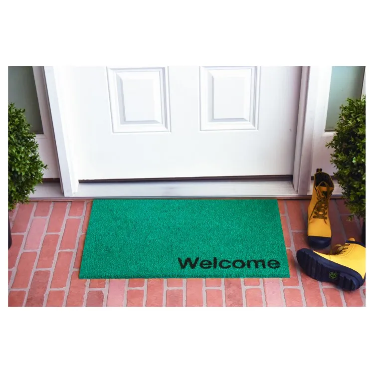 Collins Sea Green Pastel Welcome 24" x 36" Doormat