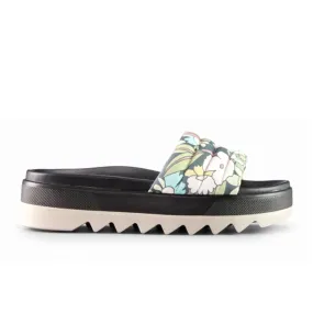 Cougar Prato-S Slide Sandal (Women) - Black/Floral