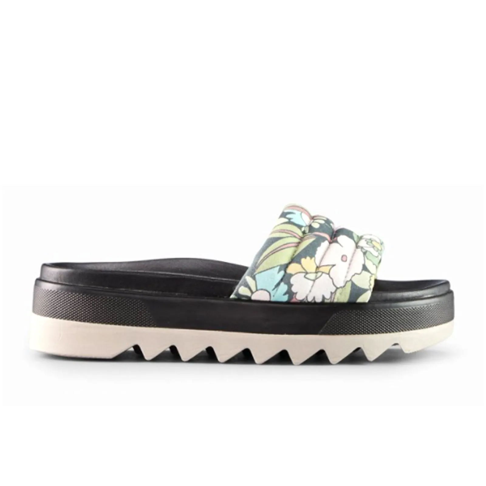 Cougar Prato-S Slide Sandal (Women) - Black/Floral