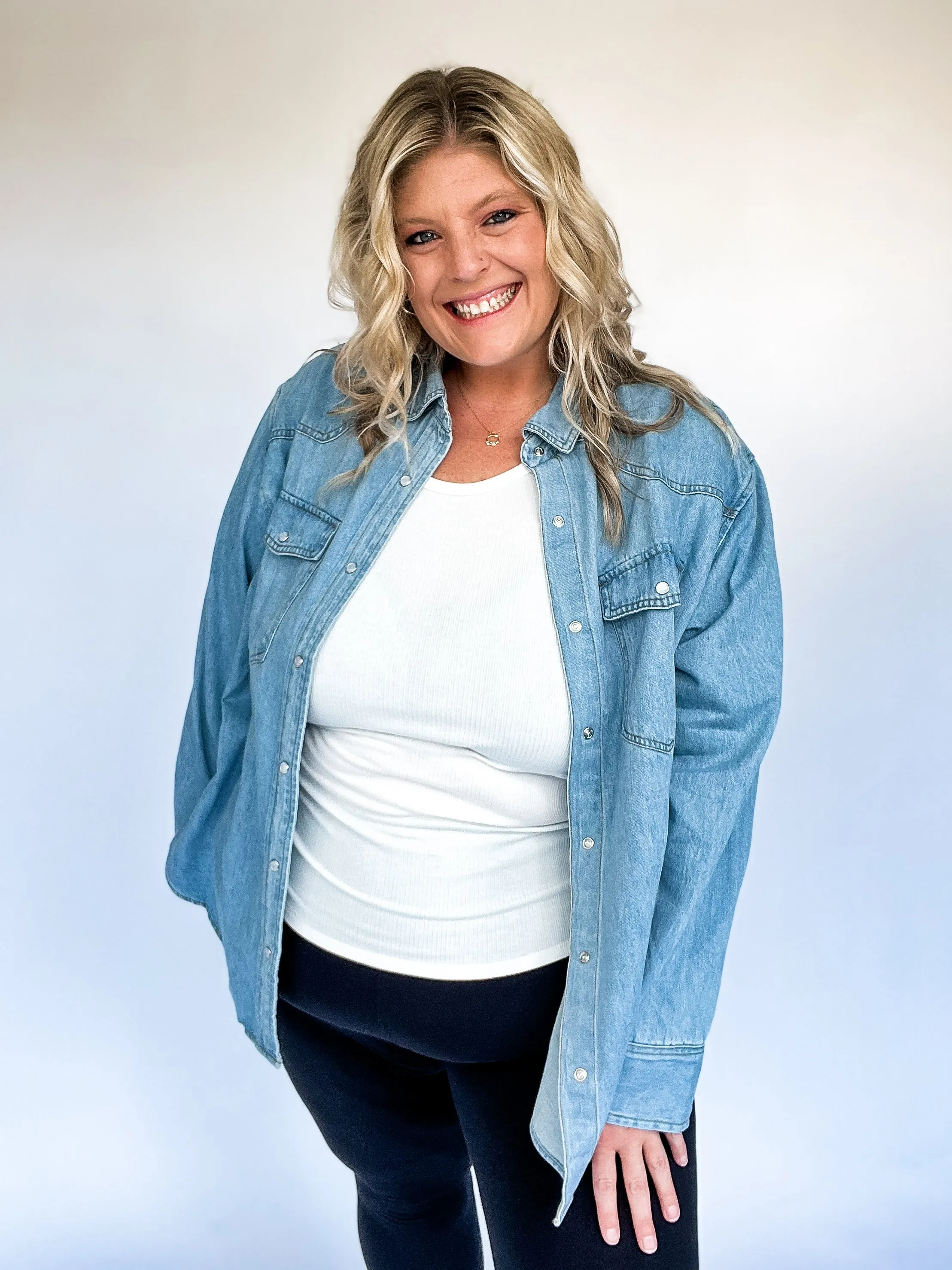 Curvy Rockstar Denim Jacket