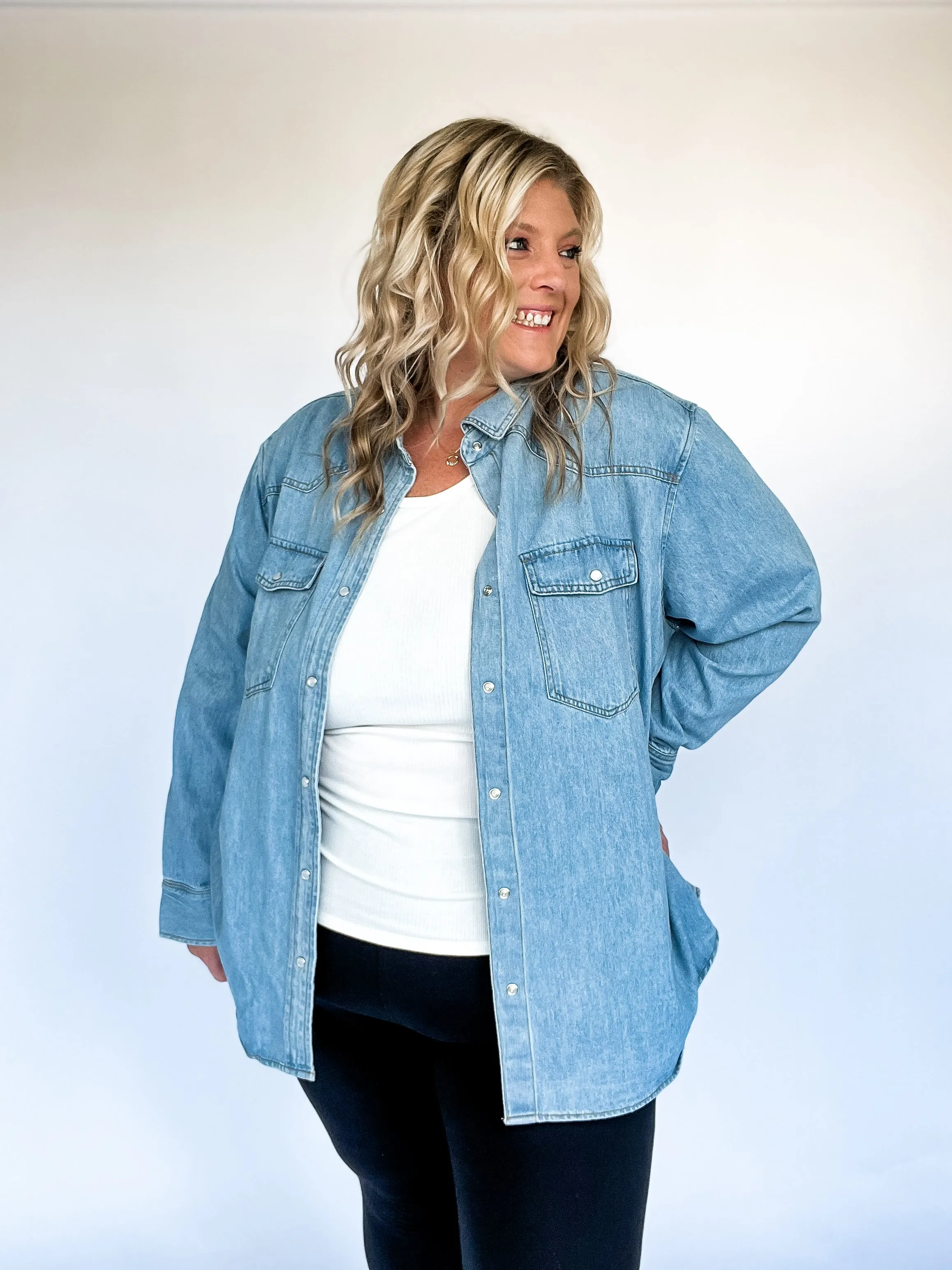 Curvy Rockstar Denim Jacket