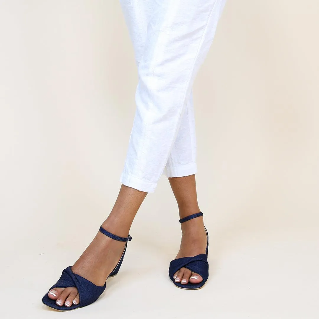 Denim Lo Twist Sandal   Marilyn Strap