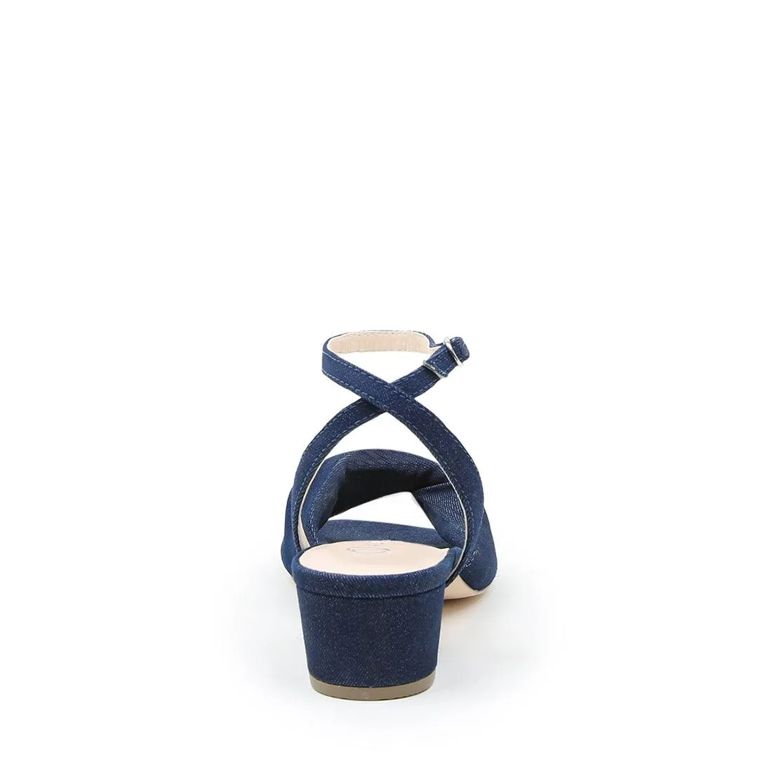 Denim Lo Twist Sandal   Marilyn Strap