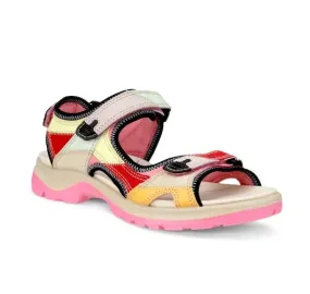 ECCO Women's Yucatan Offroad Sandal - Multicolor Bubble Gum