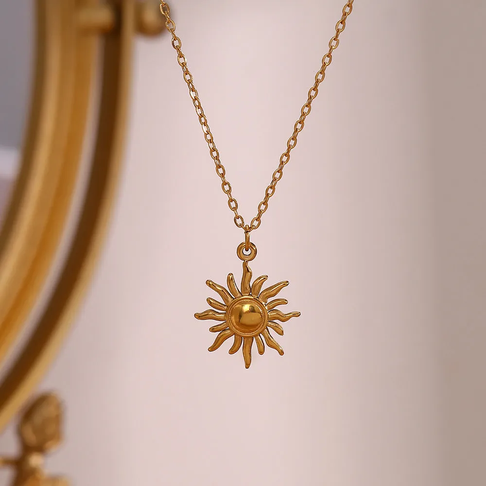 Eliora Gold Sun Necklace