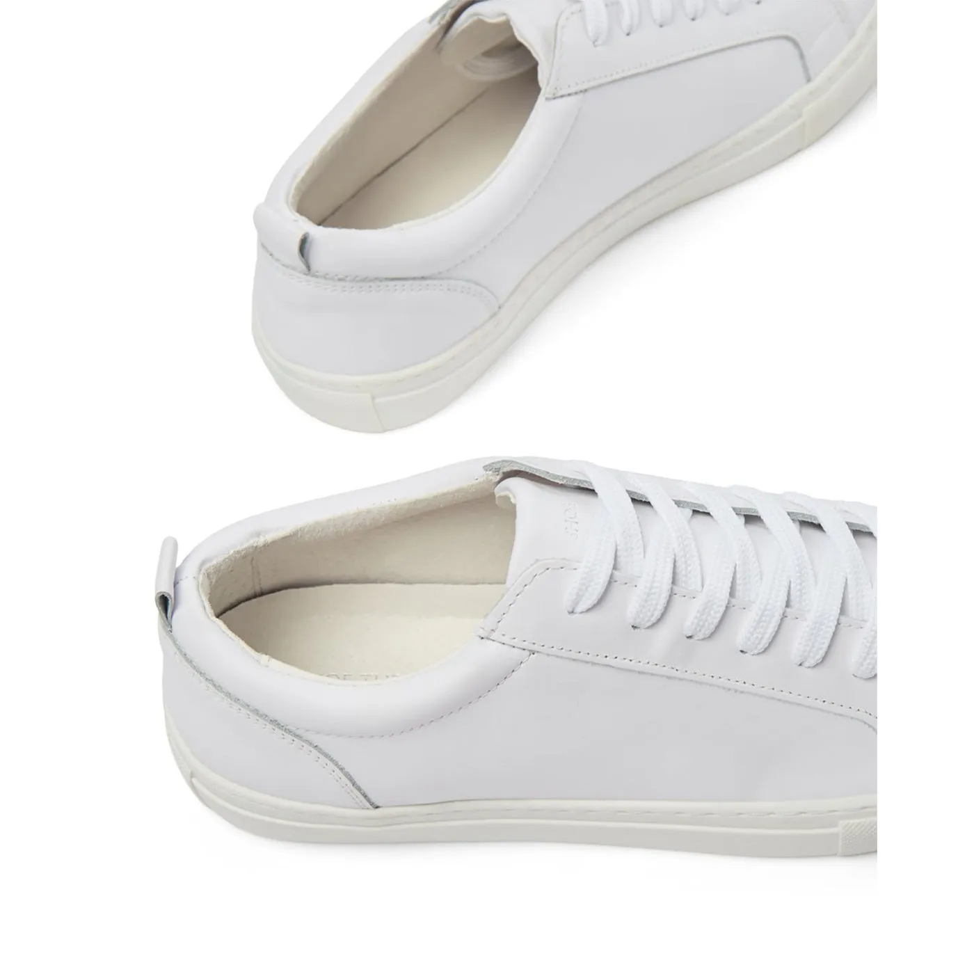 Ethan sneaker leather - WHITE