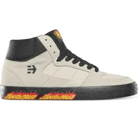 Etnies Shoes Screw Vulc Mid x Santa Cruz - White/Black