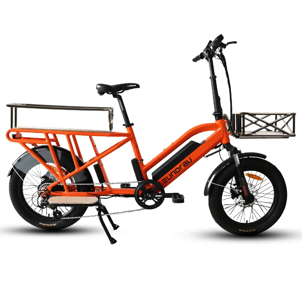 EUNORAU G30-CARGO 500W 48V Dual Battery Family Cargo Electric Bike