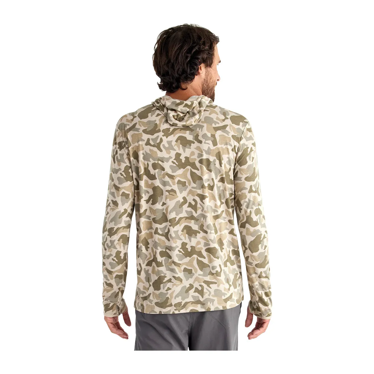 Free Fly Bamboo Lightweight Hoody Barrier Island Camo