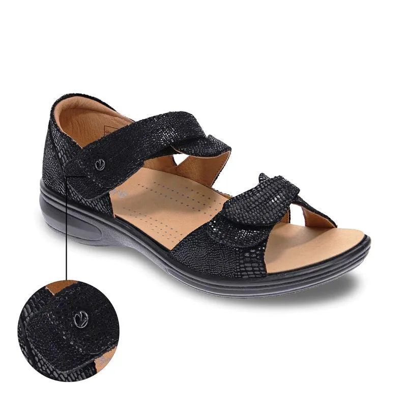 Geneva Closed Heel Leather Sandals