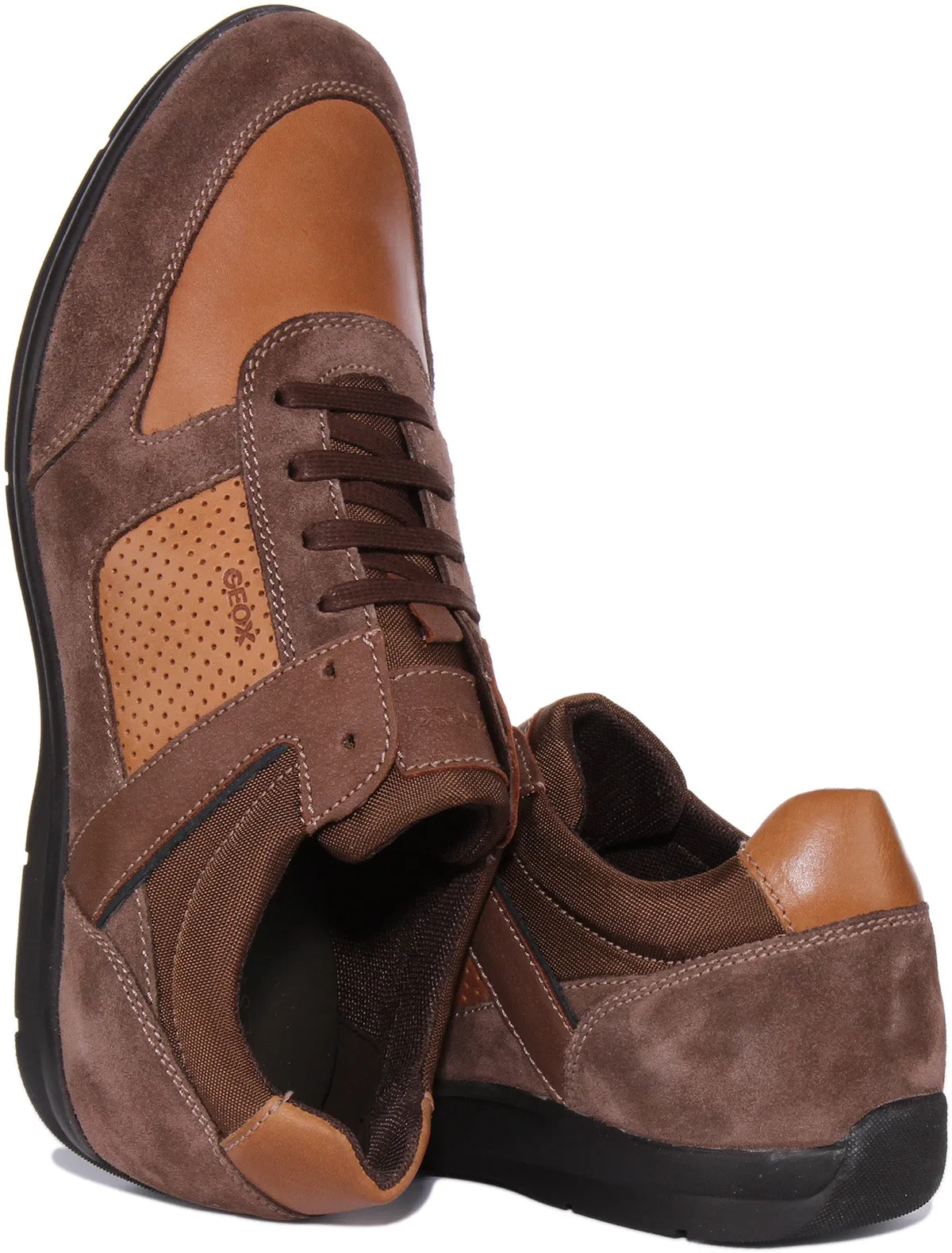 Geox U Adrien A In Brown For Men