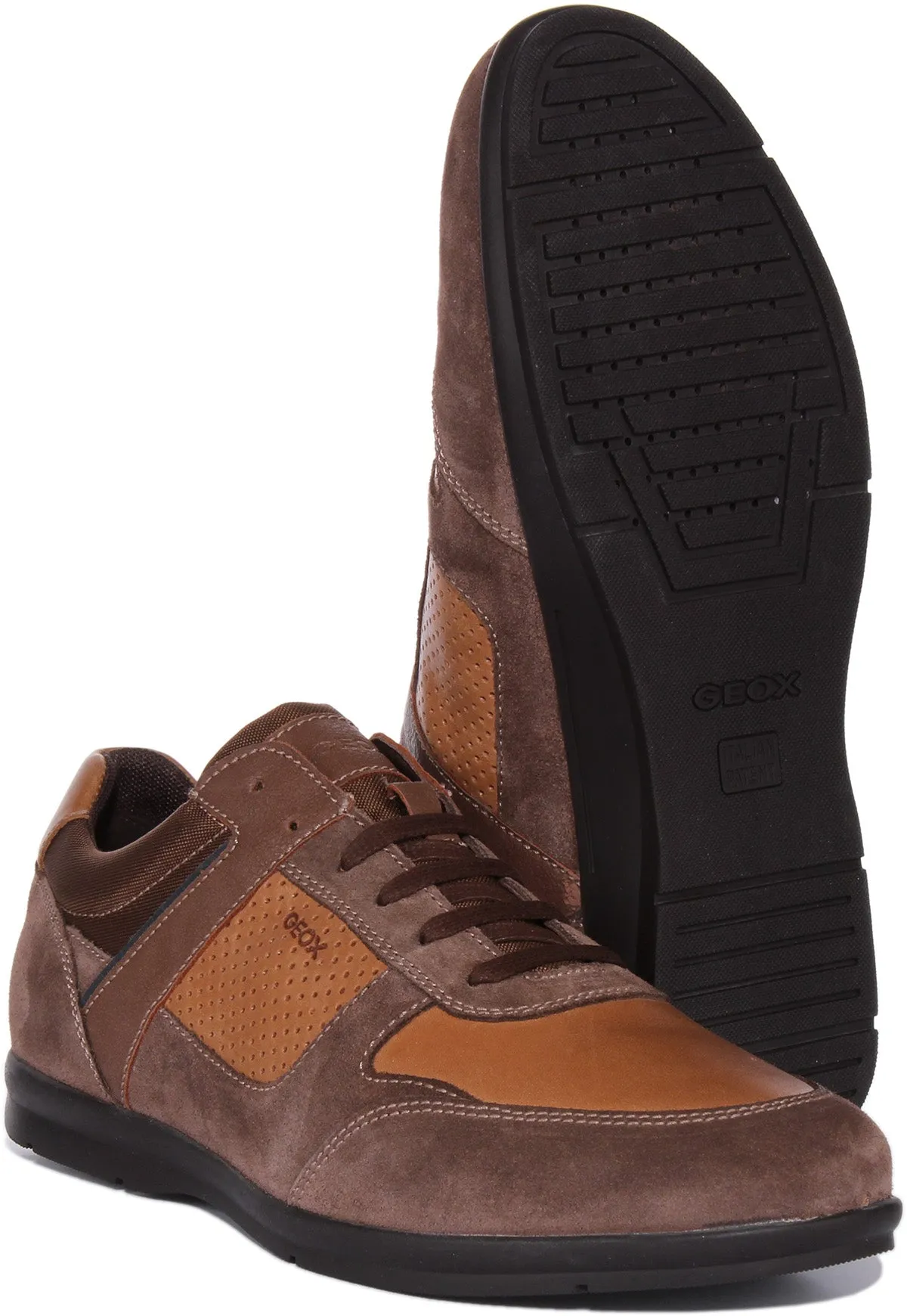 Geox U Adrien A In Brown For Men