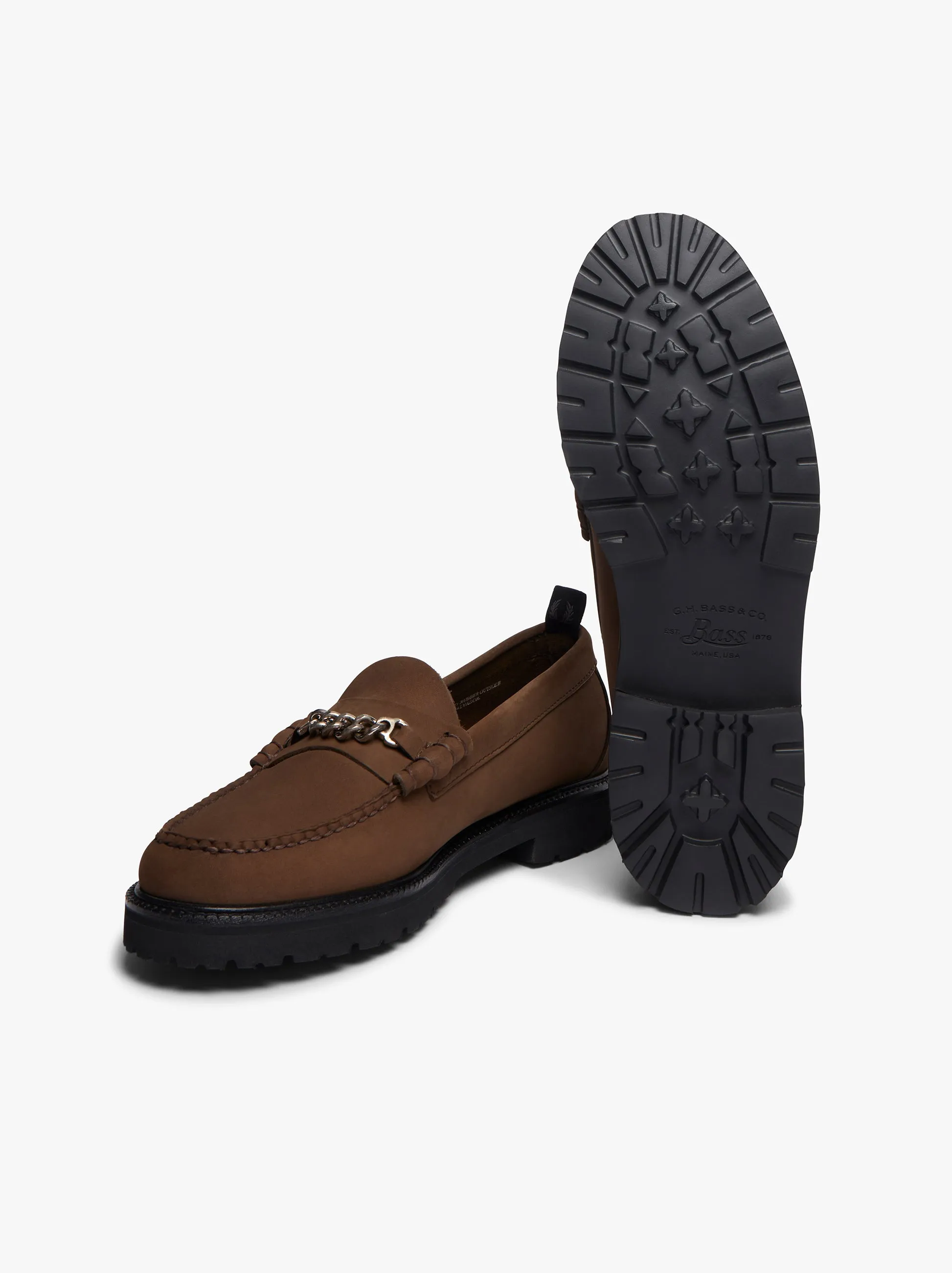 G.H.Bass X Fred Perry Lincoln Chain Loafers