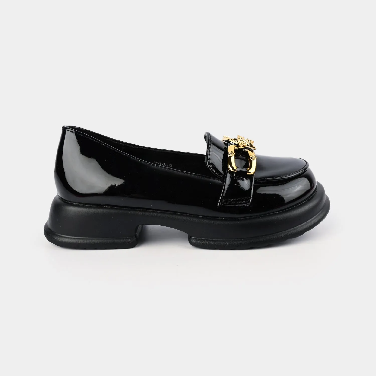 Girls Loafer 703-2-BLACK