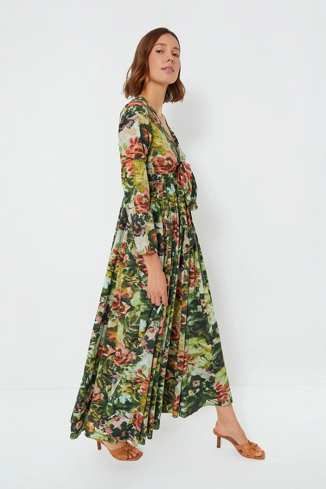 Green Ladakh Angela Maxi Dress