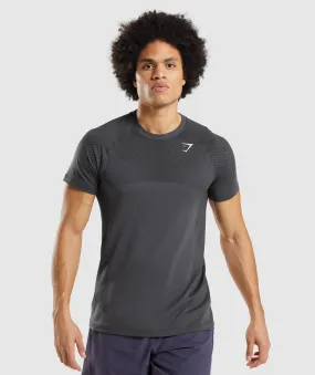 Gymshark Apex Seamless T-Shirt - Onyx Grey/Black