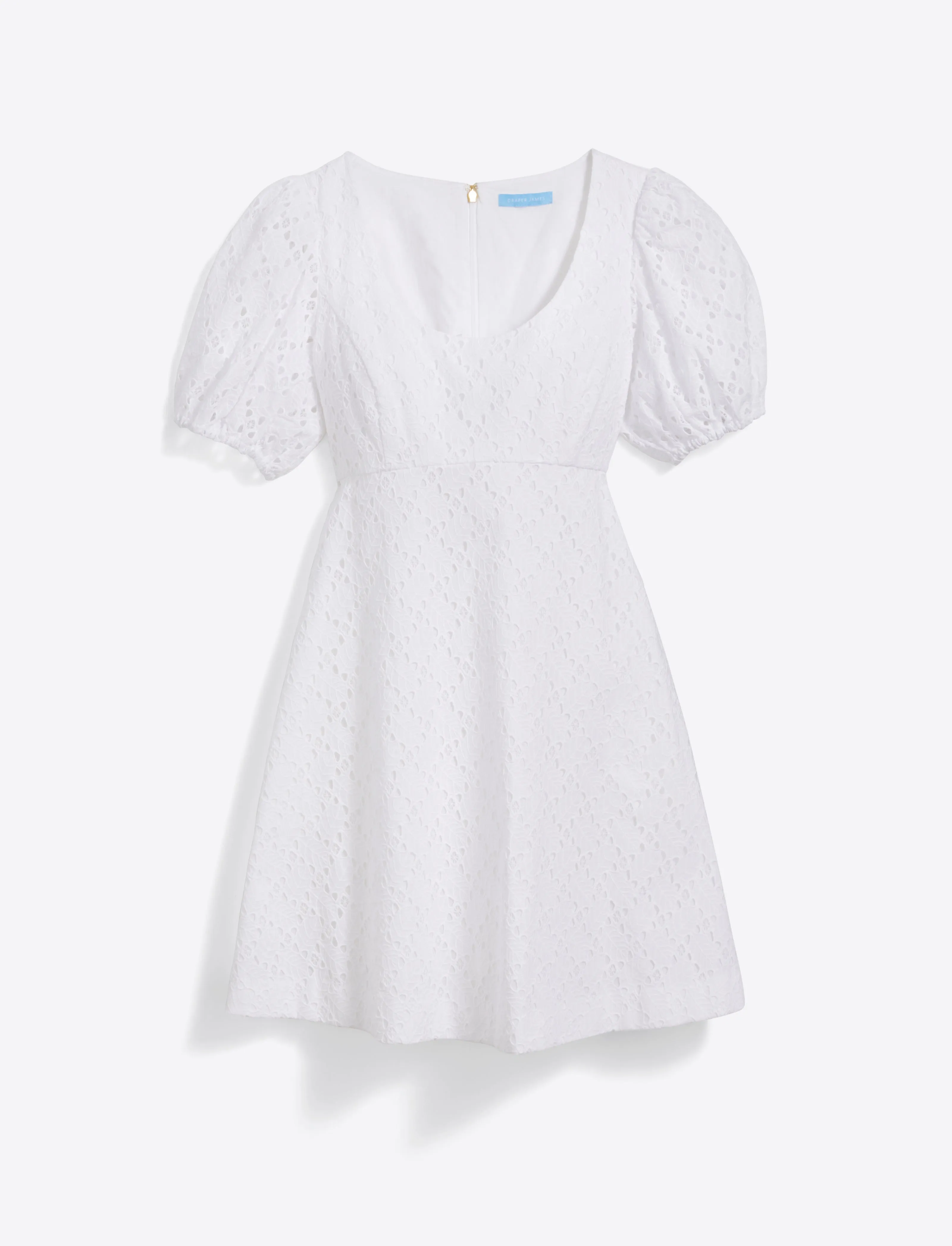 Hailey Babydoll Dress in Eyelet