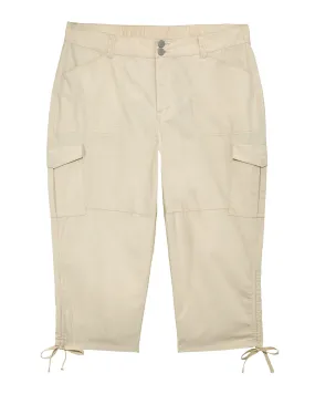 Horatio Cropped Cargo Pant | Tan