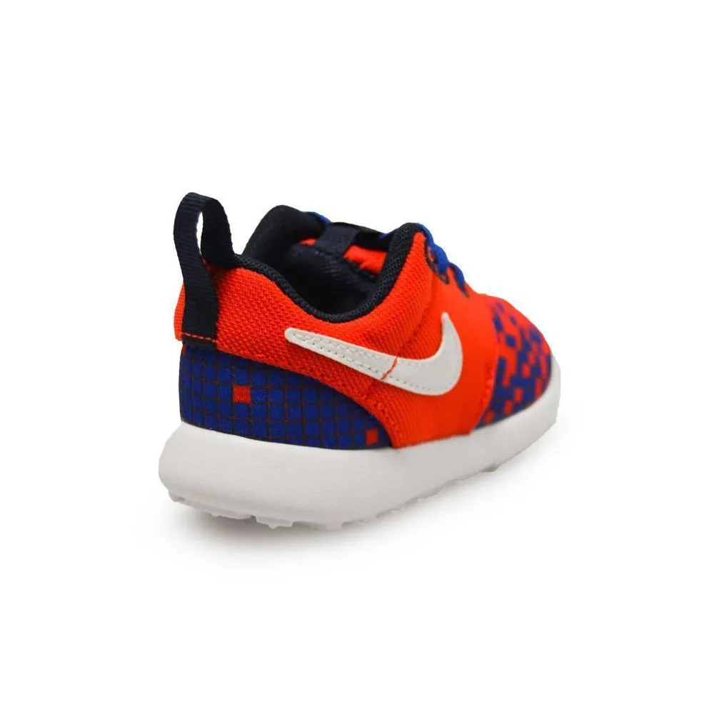 Infants Nike Roshe One Print (TD) - 749358601 - Red Blue Trainers