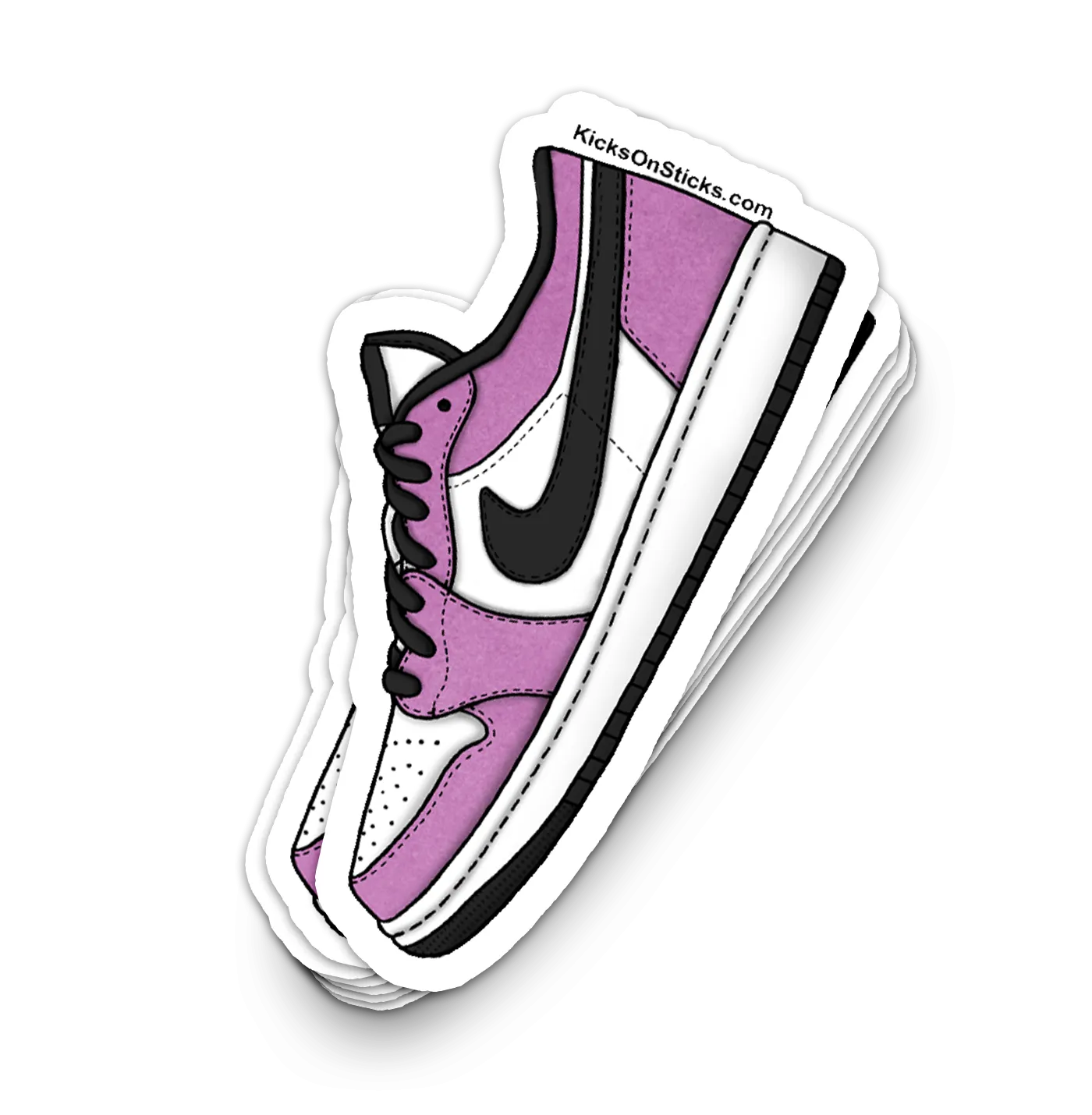 Jordan 1 Low "Light Purple" Sneaker Sticker