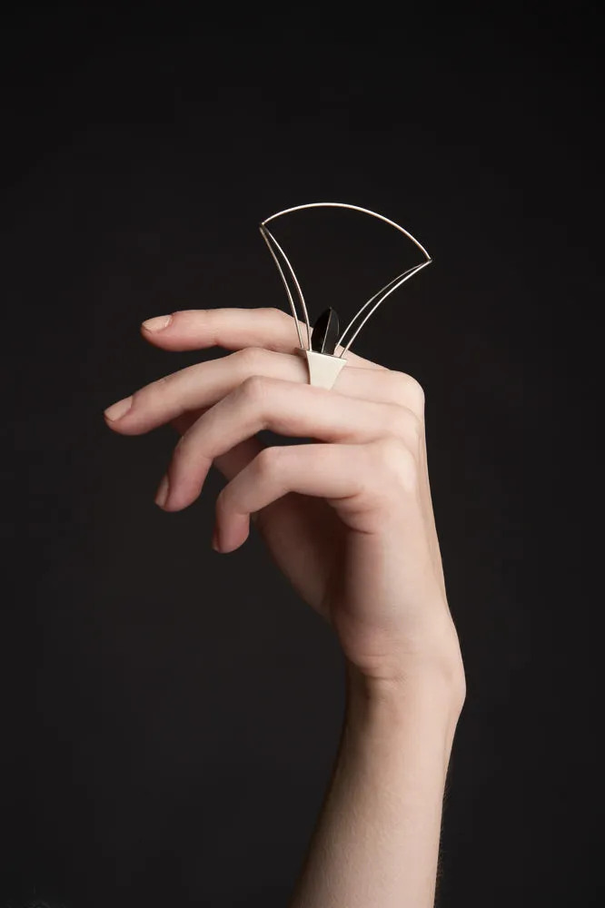 Kate Dannenberg | Wireframe Arc Ring