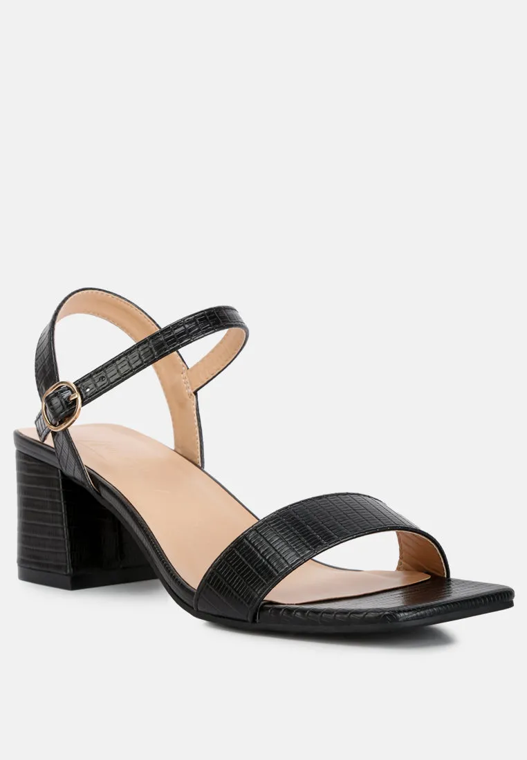 Keeyana Block Heel Sandals