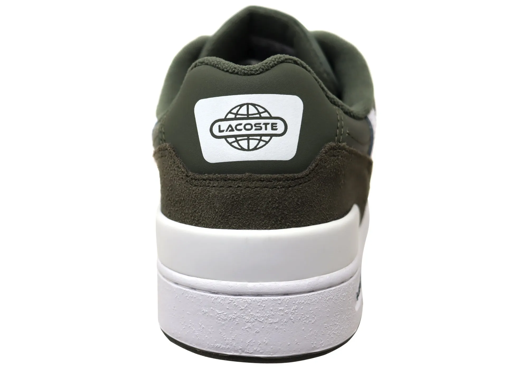 Lacoste Mens Comfortable Leather T Clip BiColour Sneakers