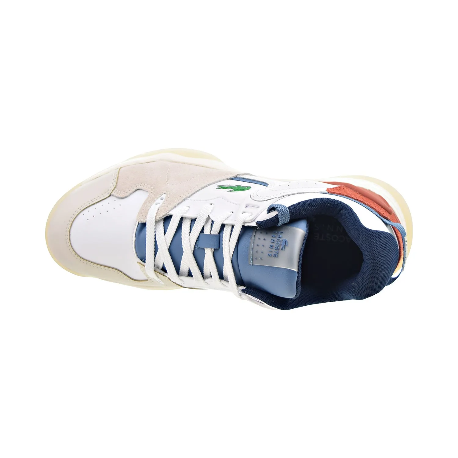 Lacoste T-Point 0121 3 SMA Men's Shoes White-Blue