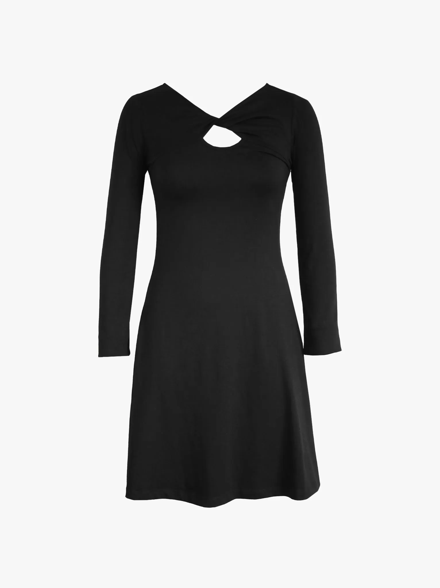 Leah Twist Keyhole Mini Dress