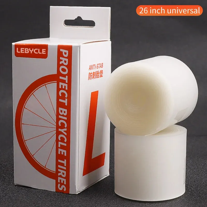 Lebycle Bicycle Inner tube puncture proof tire pad MTB Road Bike Premium Puncture-proof Rim tape for 14 20 26 27.5 29 Inch 700c